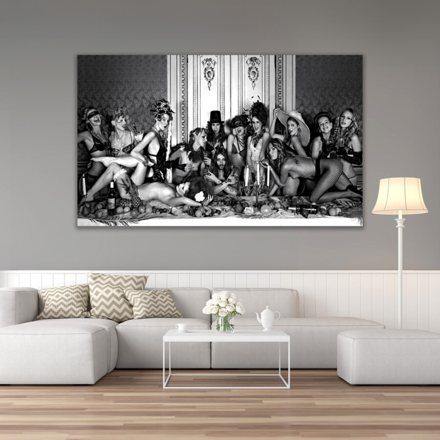 The Last Supper - Black and White