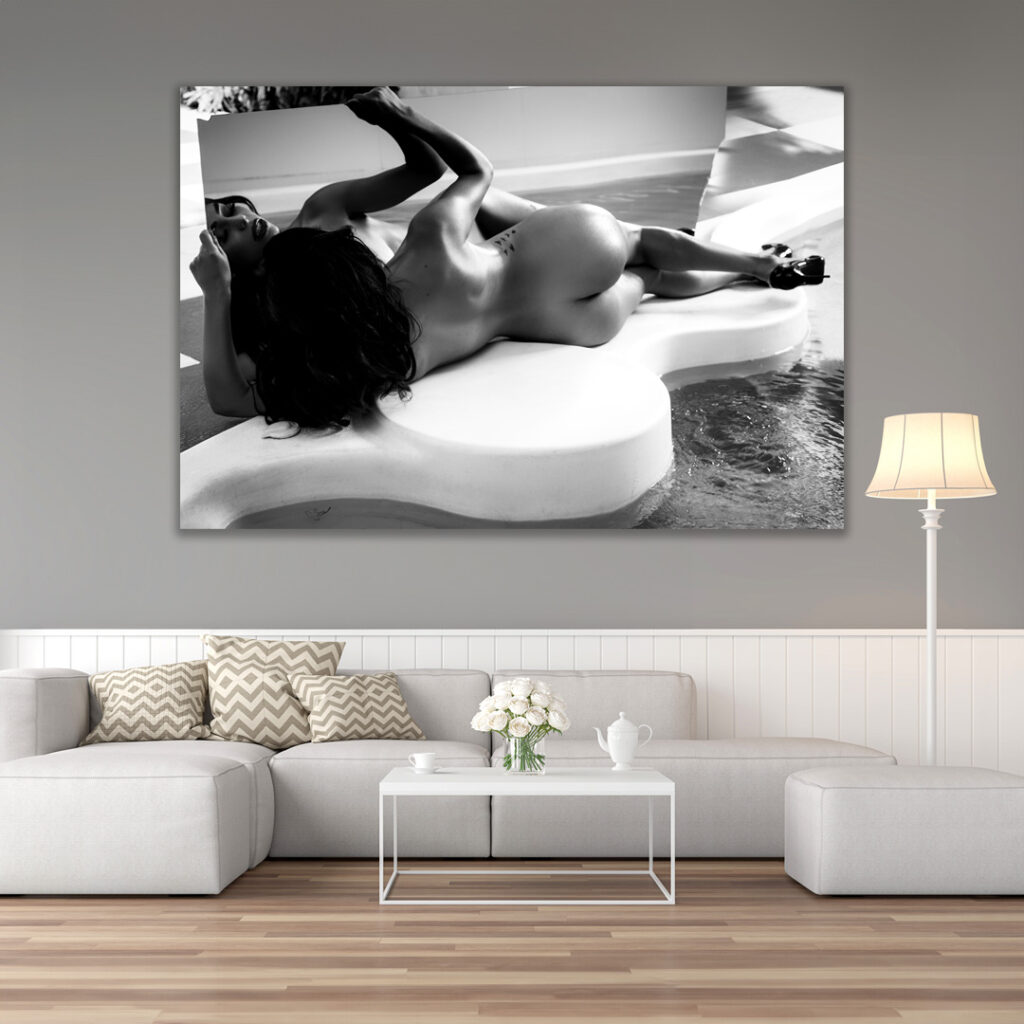 Looking In The Mirror – Black and White