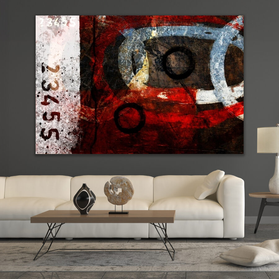 Abstract Red