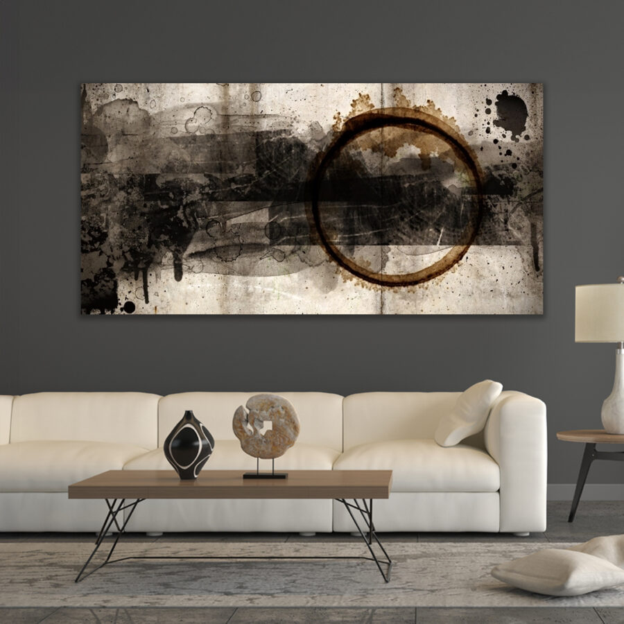 Circle Brown Grey