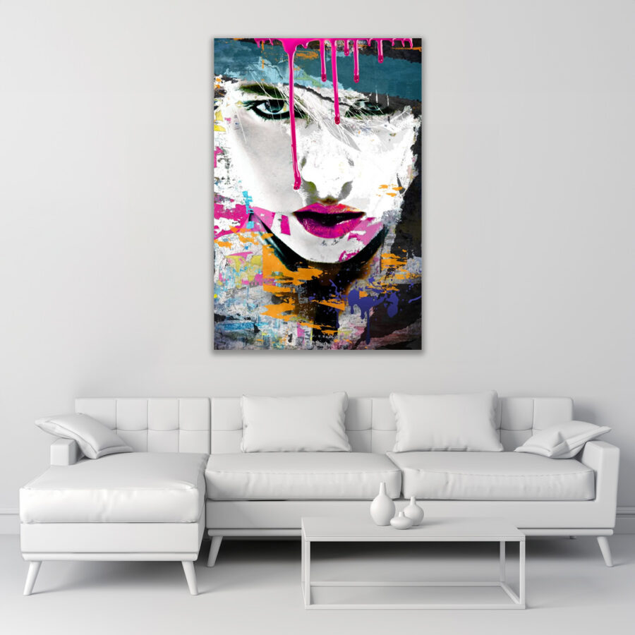 Neon Face Pink