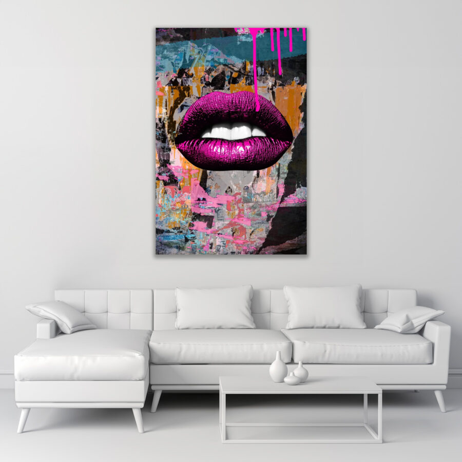 Neon Lip Pink