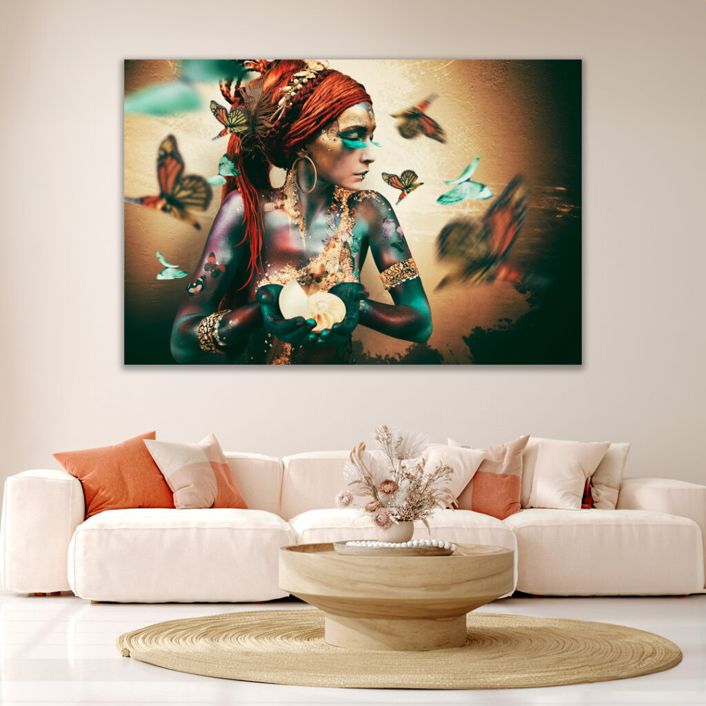 Girl With Butterflies