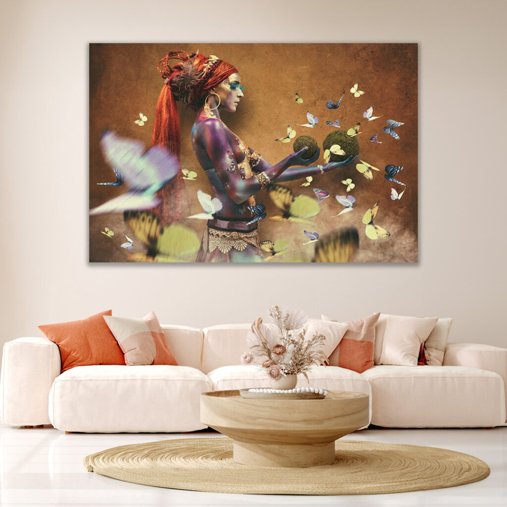 Girl With Butterflies